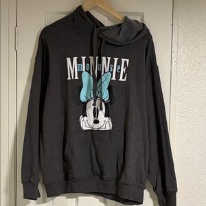 Disney Minnie Mouse Hoodie - Black and Teal